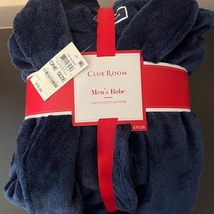 Club Room Navy Men's Robe